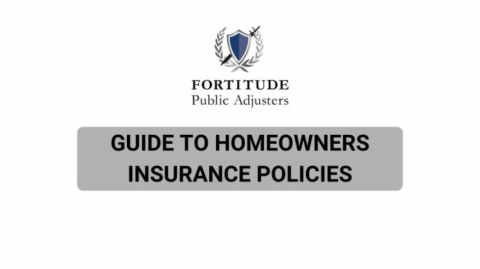How do homeowners insurance policies work in practice?